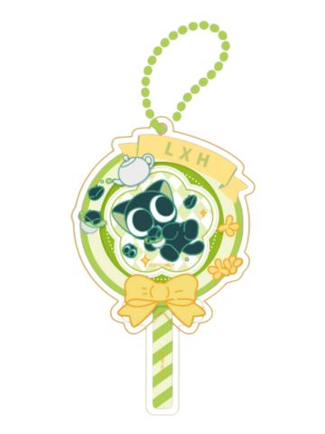 罗小黑C-得闲茶饮系列棒棒糖吧唧