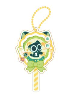 罗小黑B-得闲茶饮系列棒棒糖吧唧