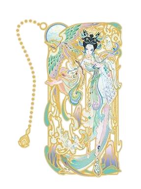 妲己（兰亭墨韵）金属书签-遇意飞花令（遇知篇）