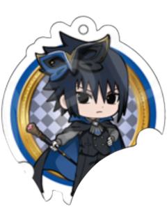 宇智波佐助-疾风传公主咖啡联动怪盗Q版挂件