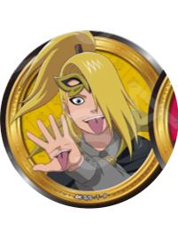 迪达拉-疾风传公主咖啡联动怪盗吧唧