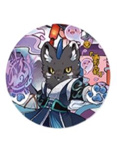 谛听-画影灵韵系列马口铁徽章