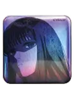 大佛-八等福镭射徽章