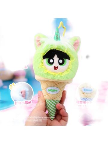 毛毛-独角马冰淇淋毛绒玩具挂件