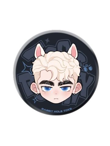 白马圆形磁吸手机支架