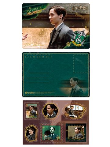 汤姆·里德尔明信片贴纸B-少年时光系列