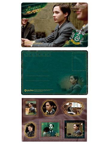 汤姆·里德尔明信片贴纸A-少年时光系列