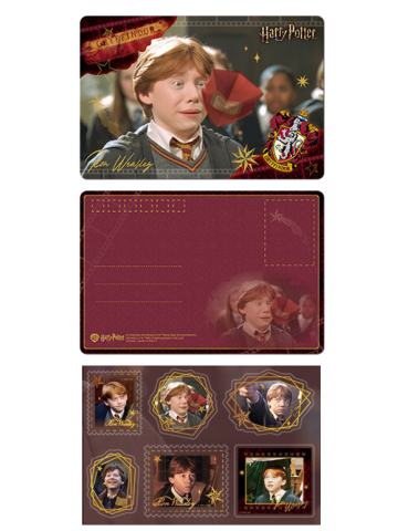 罗恩·韦斯莱明信片贴纸B-少年时光系列