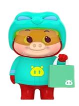 小隐藏款-外卖猪-绿