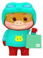 小隐藏款-外卖猪-绿