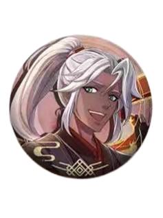 阿白-乐影鎏熠系列圆形吧唧