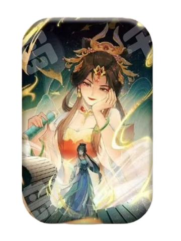 隐藏款-乐影鎏熠系列方形吧唧