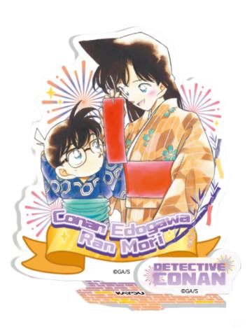 柯南&毛利兰(挚守款7)立牌-推理绘影萌探版第二弹