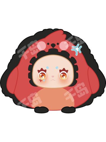隐藏款-红衣凤头鸟