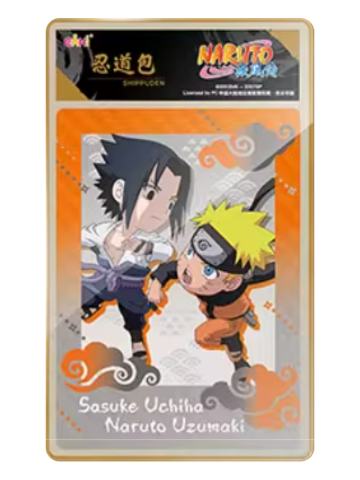 漩涡鸣人&宇智波佐助(Q版搭档系列)-eaki火影忍者拍立得贴纸