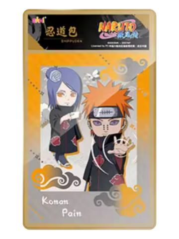 佩恩&小南(Q版搭档系列)-eaki火影忍者拍立得贴纸