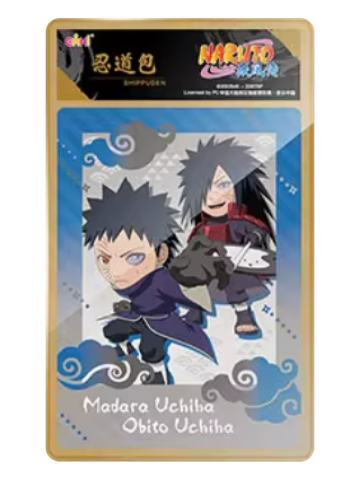 宇智波带土&宇智波斑(Q版搭档系列)-eaki火影忍者拍立得贴纸