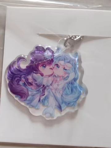 看东方水默猫猫钥匙扣-默水玲珑附赠周边