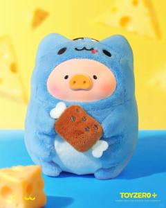  罐头猪LuLu x 咖波 - 吃货Lu胶脸毛绒挂件-资料图