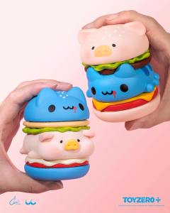 罐头猪LuLu x 咖波 - 叠叠乐汉堡 （招牌咖堡）-资料图