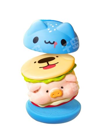 罐头猪LuLu x 咖波 - 叠叠乐汉堡 (招牌Lu堡)