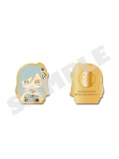 日野森雫-坐姿玩偶金属徽章