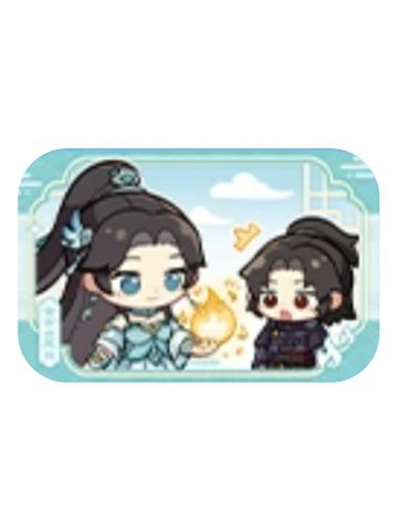 萧炎&萧薰儿(Q版传记)-超凡入圣系列徽章