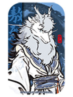 敖烈方形马口铁徽章-神仙同游系列