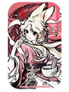 小玉方形马口铁徽章-神仙同游系列