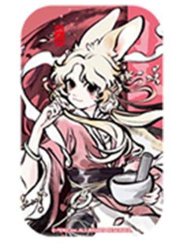 小玉方形马口铁徽章-神仙同游系列