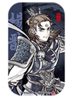 杨戬方形马口铁徽章-神仙同游系列