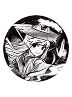 九月园形马口铁徽章-神仙同游系列