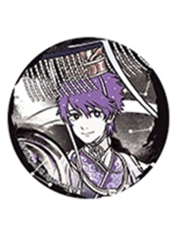 紫薇大帝园形马口铁徽章-神仙同游系列