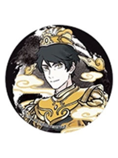 赵公明圆形马口铁徽章-神仙同游系列