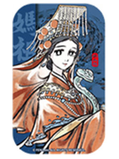 妈祖方形马口铁徽章-神仙同游系列