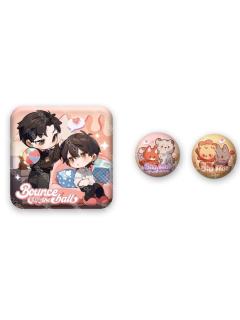 游惑&秦究-拍皮球 徽章套组