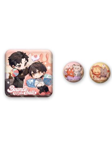 游惑&秦究-拍皮球 徽章套组