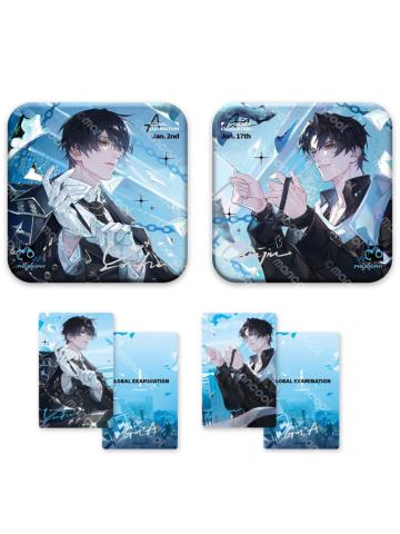 游惑&秦究-甲乙 徽章套组