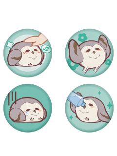 莫弈-绒绒日常系列Q版mini毛绒徽章套组