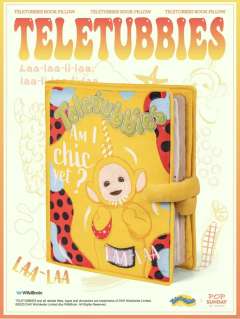 天线宝宝书本抱枕-拉拉-资料图