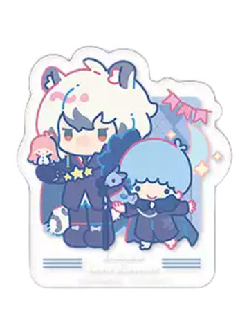 银灰亚克力夹子-三丽鸥联动温情时光系列