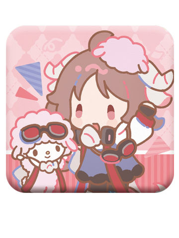 艾雅法拉PU徽章-三丽鸥联动温情时光系列