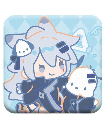 拉普兰德PU徽章-三丽鸥联动温情时光系列