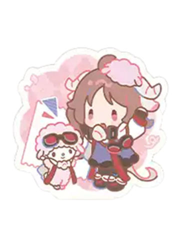 艾雅法拉贴纸-三丽鸥联动温情时光系列