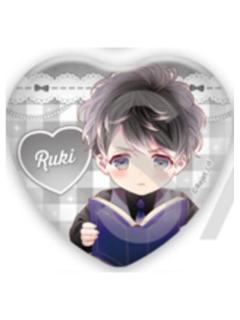 无神琉辉-吸血鬼宝宝 爱心吧唧