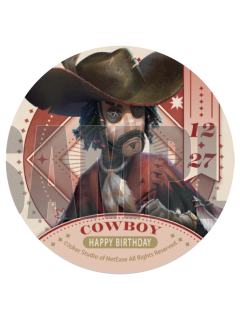 牛仔-2025生日蛋糕特典吧唧