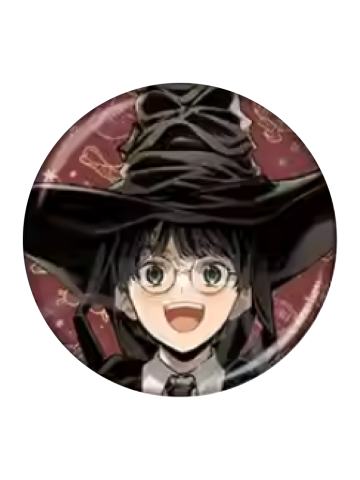 哈利·波特-分院帽单色背景吧唧