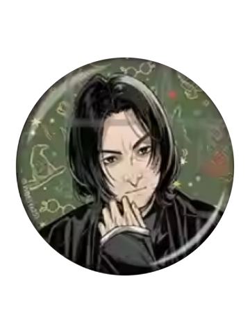 西弗勒斯·斯内普-分院帽单色背景吧唧