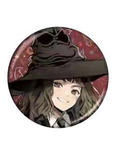 赫敏·格兰杰-分院帽单色背景吧唧