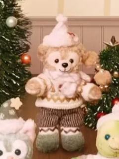 达菲挂件-25港迪冬日圣诞派对系列